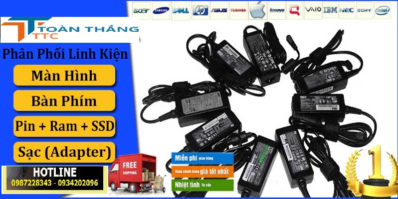 Trung Tâm Dịch Vụ  Bán Sạc Adapter Laptop Quận Bình Thạnh Chính Hãng Nhanh