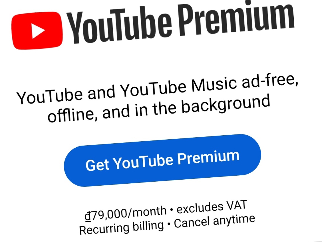 YouTube Premium chính thức tới Việt Nam giúp xem video không quảng cáo